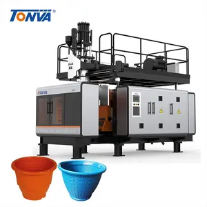 TONVA plastic flower pots item making extrusion blow molding machine