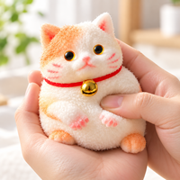 Jouet Squishy Chat Kawaii en Gros, Anti-Stress à Remontée Lente, Jouet Sensoriel Mignon à Presser pour Enfants et Adultes