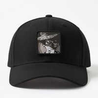Écusson tissé personnalisé avec logo de marque, nouveau design, personnage d'anime 2D, avatar de dessin animé japonais, à thermocoller pour camion et casquette