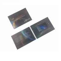 Le plus populaire 5 pouces A5 LCD vidéo brochure livre fait à la main papier vidéo carte de voeux pour la publicité Promotion mettant en vedette des animaux