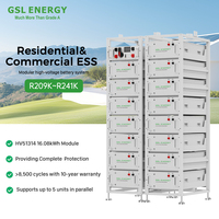 Высоковольтная аккумуляторная батарея GSL ENERGY 209 кВт·ч, 241 кВт·ч LiFePO4, 16,08 кВт·ч, модульная солнечная система накопления энергии (ESS) для промышленного и коммерческого использования