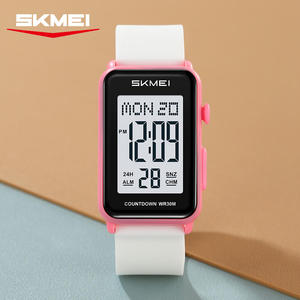 Reloj de Pulsera Digital SKMEI 2647, Diseño Simple, Correa de Silicona Luminosa, Resistente al Agua, con Alarma, para Estudiantes - Product Image 2