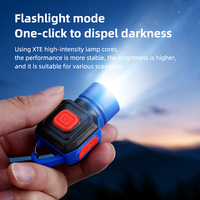 Nouvelle lampe latérale super lumineuse mini 800 lumens, torche LED de poche avec COB latéral, lampe torche EDC pour le camping et la randonnée