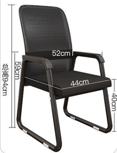 Chaise de bureau exécutive confortable avec hauteur réglable, design moderne, dossier en forme d'arche pour ordinateur, usage domestique et réunions - Product Image 4