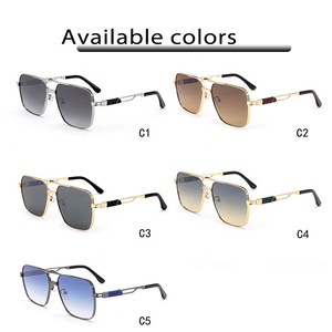 Gafas de Sol de Metal Inoxidable con Lentes Polarizadas UV400 TAC de Alta Calidad y Logotipo Personalizado para Unisex, Blancas - Product Image 5