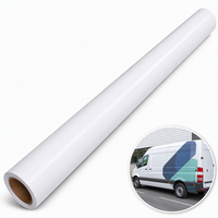 Rouleau de vinyle PVC brillant mat haute adhérence TREES S8012-HT, auto-adhésif, impression numérique éco-solvant, publicité extérieure, usine