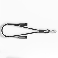 Nouveau design 2 en 1 4 en 1 lanière Usb-c 60w Pd câble de charge rapide bandoulière téléphone mode rapide type-c câble pour voyage Portable