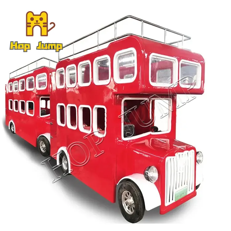 Double Electric Car Double-decker Bus Shuttle Bus Electric London Bus For Toy Best Price With Best Quality
