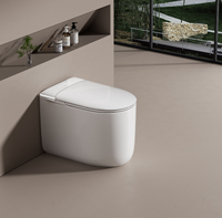 WC intelligent avec réservoir intégré, moderne, entièrement automatique, WC intelligent multifonctionnel