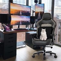 Chaise de jeu gamer de luxe réglable en hauteur, personnalisée et économique, avec accoudoirs 6D