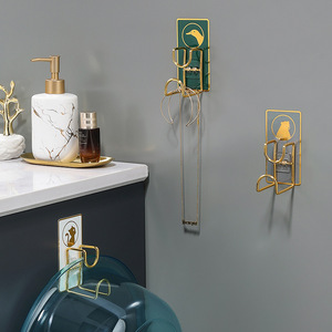 Novelty Wall Mounted Hooks Rectangle Removable Adhesive For Basin Storage - Product Image 3