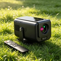 Projecteurs Full HD 1080P avec prise en charge 4K pour Home Cinéma, 300 ANSI, 2500 Lumens, Projecteur Intelligent 3D Portable, Projecteur Cinéma