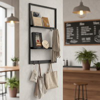 Nouvelle étagère flottante en aluminium, étagères murales combinées à plusieurs niveaux, unité de rangement murale, organisateur mural pour la maison
