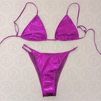 Maillot de bain et tenue de plage personnalisable avec logo, ensemble bikini 2 pièces sexy pour femme avec crop top assorti
