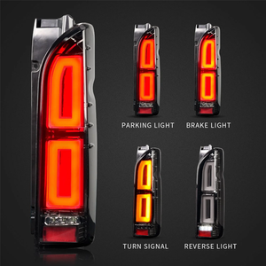 ชุดไฟท้า<span class=keywords><strong>ย</strong></span> LED แบ<span class=keywords><strong>บ</strong></span>ใสใหม่สำหรับรถตู้โตโยต้าไฮเอซ 200 ปี 2005-2016 ไฟ DRL ไฟเลี้<span class=keywords><strong>ย</strong></span>ว ไฟเบรก 12V อะไหล่<span class=keywords><strong>รถ</strong></span><span class=keywords><strong>ย</strong></span>นต์ - Product Image 3