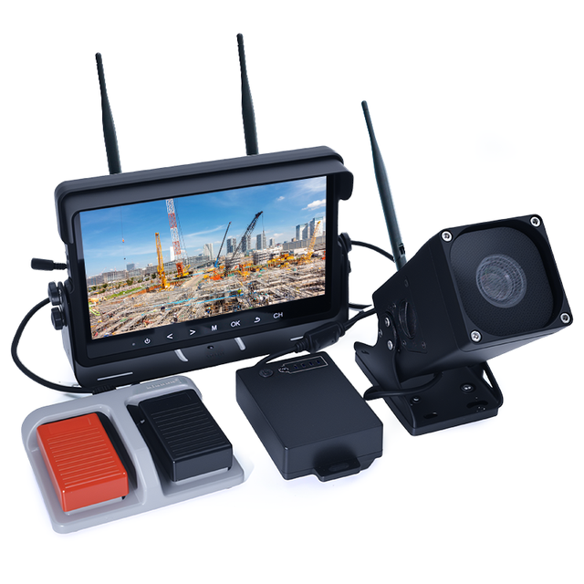 Foot Panel Operation 30 X Optical ZOOM Crane Camera 1080P Wireless Vision System for Construction Tower Safety