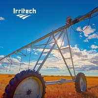 Irritech 560m 100Ha Irrigation à pivot central avec arroseur Komet sans pistolet d'extrémité au Brésil Qualité supérieure