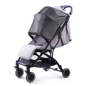 Cortina Parasol Universal para Cochecito de Bebé, Material Negro Tipo PET, Desmontable, Protección de Vista Alta - Product Image 4