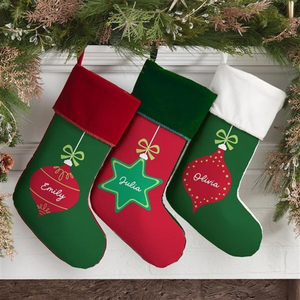 Calze di Natale Personalizzate, Calze di Natale su Misura, Calze di Natale Decorative - Product Image 1