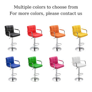 <span class=keywords><strong>Taburete</strong></span> de Barra para Isla de <span class=keywords><strong>Cocina</strong></span> con Reposabrazos en Forma de U de Espuma de Doble Capa de 21 <span class=keywords><strong>cm</strong></span> de Altura - Product Image 4