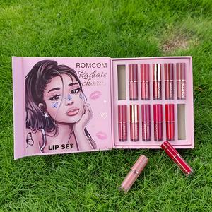 Más Poco Disponible, 12 Colores, Lápiz Labial Líquido Ariana Grande, Brillo Labial Duradero de Larga Duración, Set de Cosméticos, Labial Bichota, Lápiz Labial - Product Image 5