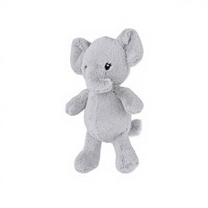 Peluche d'éléphant douce pour bébé et enfant, brodée, avec doublure en coton PP et maille, poupée réconfortante, cadeau pour la décoration de la chambre d'enfant - Product Image 4