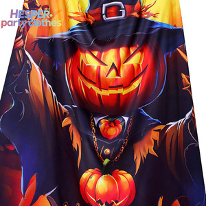 Capa Infantil HESPER para Halloween, Nueva Capa de Satén con Estampado de Personajes Animales Medievales para Disfraces de Carnaval - Product Image 3