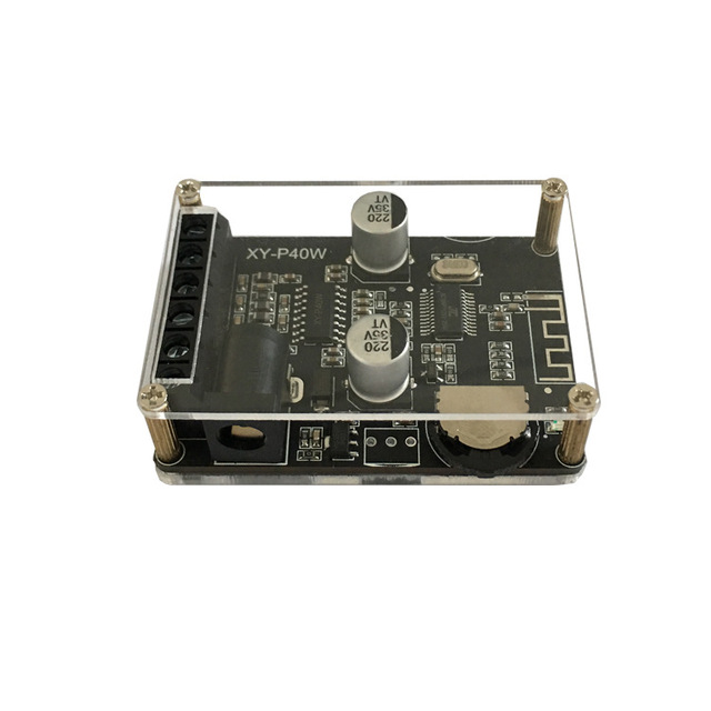 XY-P40W 30W/40W Stereo BT Power Amplifier Board 12V/24V High Power Digital Amplifier Module Speaker