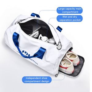 Sac de voyage à main en plein air avec logo personnalisé sac de week-end sac de grande capacité étanche natation yoga sport sac de sport - Product Image 4