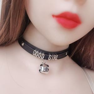 Collier de col rond gothique en cuir, Sexy, <span class=keywords><strong>Vintage</strong></span>, à breloque, cadeau gothique, Harajuku, Punk, ras du cou, pour femmes, - Product Image 4