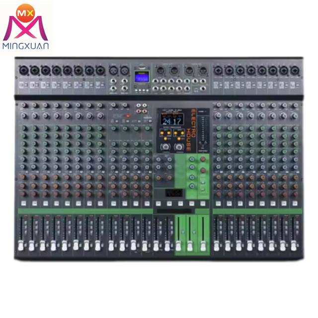 USB MP3 Computer Input  24 Channel Professional Mixer Console Audio Mixing Console