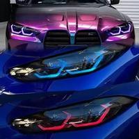 Kit de phares LED DRL RGB contrôlés par application Ikon Style, Plug and Play, pièces de retrofit pour BMW Série 4 G22 2021-2025