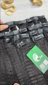 Extensiones de Cabello Vietnamita de Alta Calidad con Clip, 100% Remy Real, Sin Costuras, Lacio Rizado, Cutícula Alineada - Product Image 5