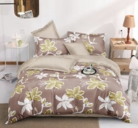 Parure de draps de fabrication chinoise, 3/4/6 pièces, pour chambre familiale, tailles simple, double et trois places