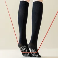 Chaussettes de yoga et de fitness professionnelles en gros, antidérapantes, douces, 85 % coton, écologiques, durables, respirantes, toutes saisons, pour studio de yoga