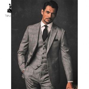 Traje <span class=keywords><strong>a</strong></span> Medida YZ para Tallas Grandes y Altas, con Ojales Cosidos <span class=keywords><strong>a</strong></span> <span class=keywords><strong>Mano</strong></span> y Dobladillo Gratuito - Product Image 4