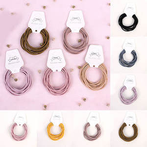 10 pièces petits chouchous élastiques pour femmes bébé cheveux bandes élastiques cheveux cravates queue de cheval cheveux anneau fille accessoires - Product Image 2