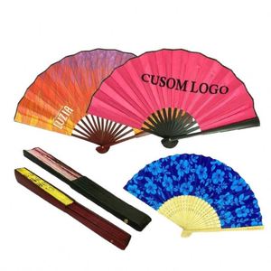 Abanico de Mano de Bambú con Logotipo y Empaque Personalizados - Product Image 3