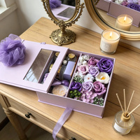 Coffret Cadeau Professionnel Herbal pour Anniversaire, Fête des Mères, Noël - Lotion, Crème, Exfoliant, Hydratant, Nourrissant, Ensemble de Bain - Vente Flash