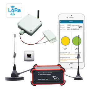 Sensor de contacto de puerta magnética inalámbrico Lora de 433MHZ, Detector de alarma abierta para puerta de ventana, sistema de adquisición de datos analógico inalámbrico - Product Image 1