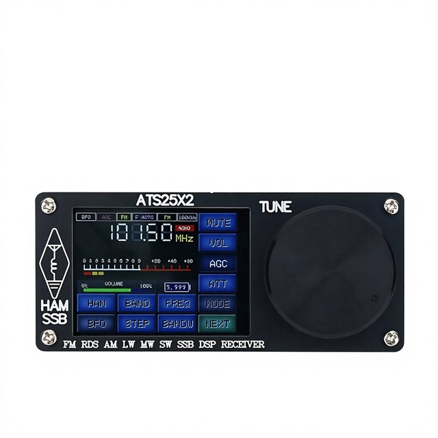 HAMGEEK ATS25X2 Full-band Radio Touch Screen Si4732 Shortwave Receiver From Mainland China