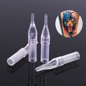 El mejor precio, 50 Uds., boquilla desechable de plástico, puntas de tatuaje transparentes <span class=keywords><strong>RT</strong></span> MF <span class=keywords><strong>para</strong></span> aguja de tatuaje - Product Image 3