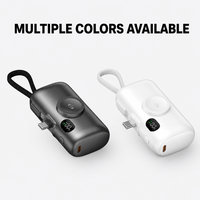 Batterie externe magnétique sans fil 10000 mAh pour Apple Watch avec support pliable, charge rapide PD, portable, logo personnalisé, cadeau d'entreprise