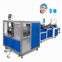 Machine de fabrication de bonnets de douche à commande servo haute vitesse, 100 mètres/minute, avec fonction d'emballage