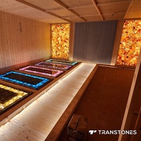 Tuiles de sol décoratives en pierres précieuses naturelles, feuille d'agate noire translucide, panneau mural rétroéclairé, décoration de luxe pour la maison