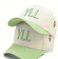 Gorra de Béisbol Personalizada OEM con Bordado, Gorras Curvas Ajustables de Dos Tonos para Hombre