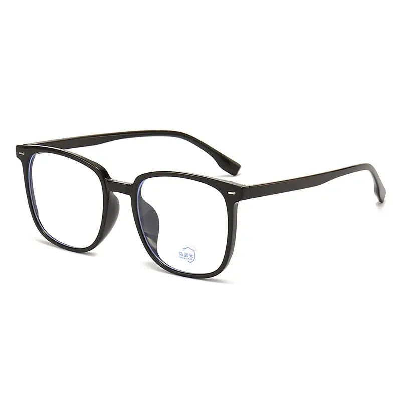 Hoge Kwaliteit Nieuwe Mode Retro Duurzaam Metalen Scharnier Optische Frames Hd Anti Blauw Licht Bril Voor Mannen Vrouwen