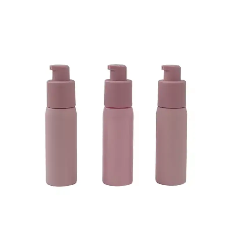 Luxury 20ml 30ml PET lotion Pump Bottles Cosmetic Facial Cleanser Pump Bottle