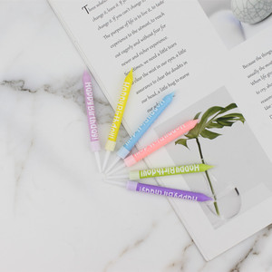 Happy Birthday Candles Macaron Color Polka Dot Straight Pencil Cake Decorations Birthday Party Supplies - Product Image 4