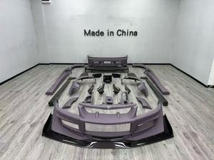 Baru <span class=keywords><strong>Mitsubishi</strong></span> <span class=keywords><strong>LANCER</strong></span> <span class=keywords><strong>EVO</strong></span> 7 8 9 Body Kit Upgrade VS gaya depan/belakang bumper sisi rok spoiler Hood - Product Image 3